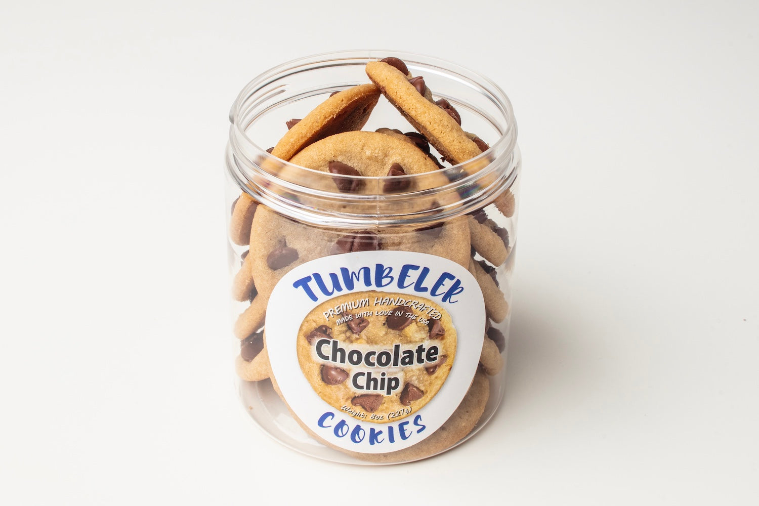 Chocolate Chip — Tumbeler Cookie with 10 Milk Chocolate Chips