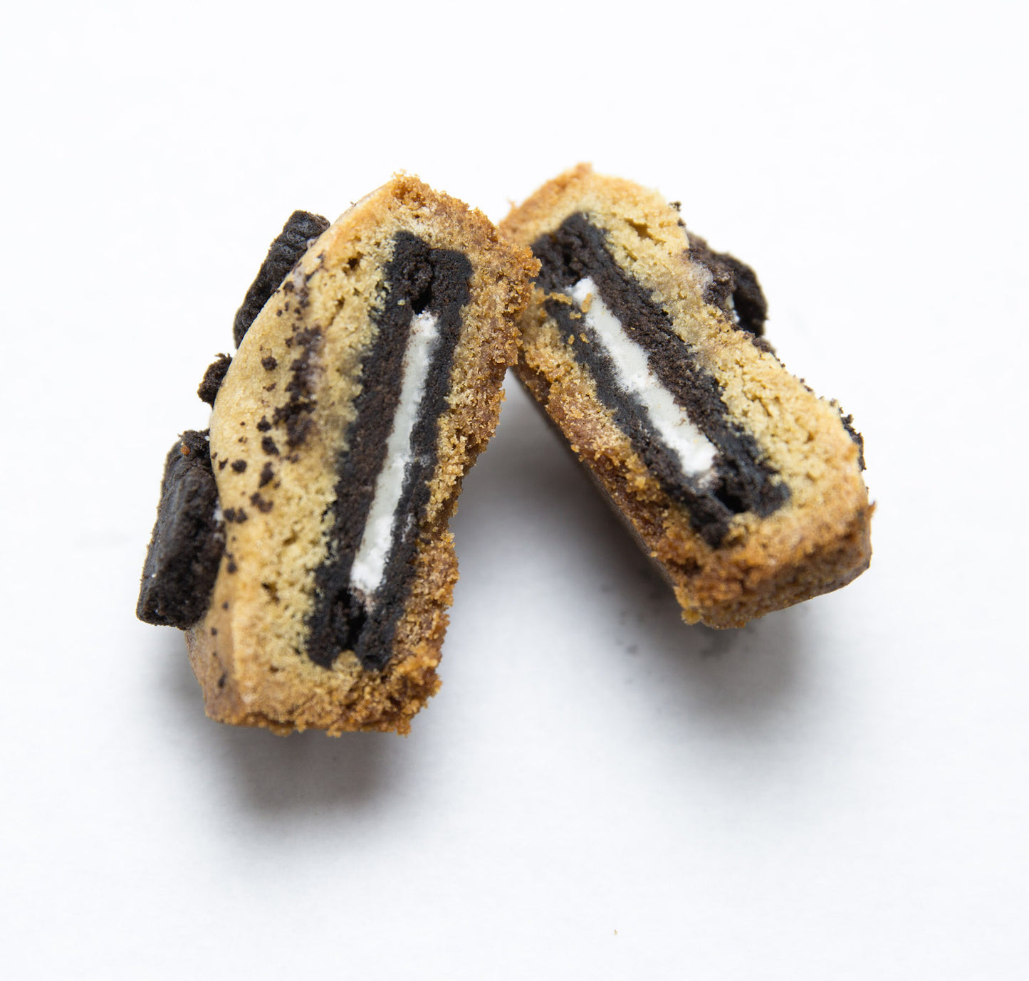Cookies ‘n’ Cream — Tumbeler Cookie with an Oreo Center & Topped with Oreo Cookie Crumble